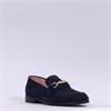 Wonders Classic Link Suede Loafer - Dark Navy Suede